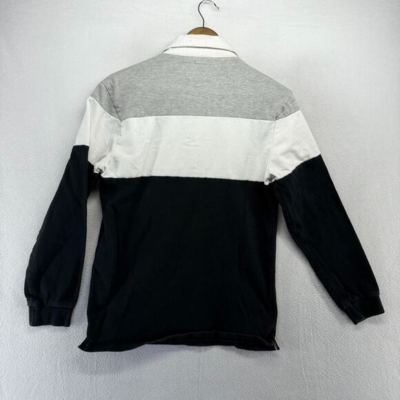 Vintage Guinness Rugby shirt Men's Small Black Toucan Embroidered Beer Y2k 90s - Picture 10 of 11